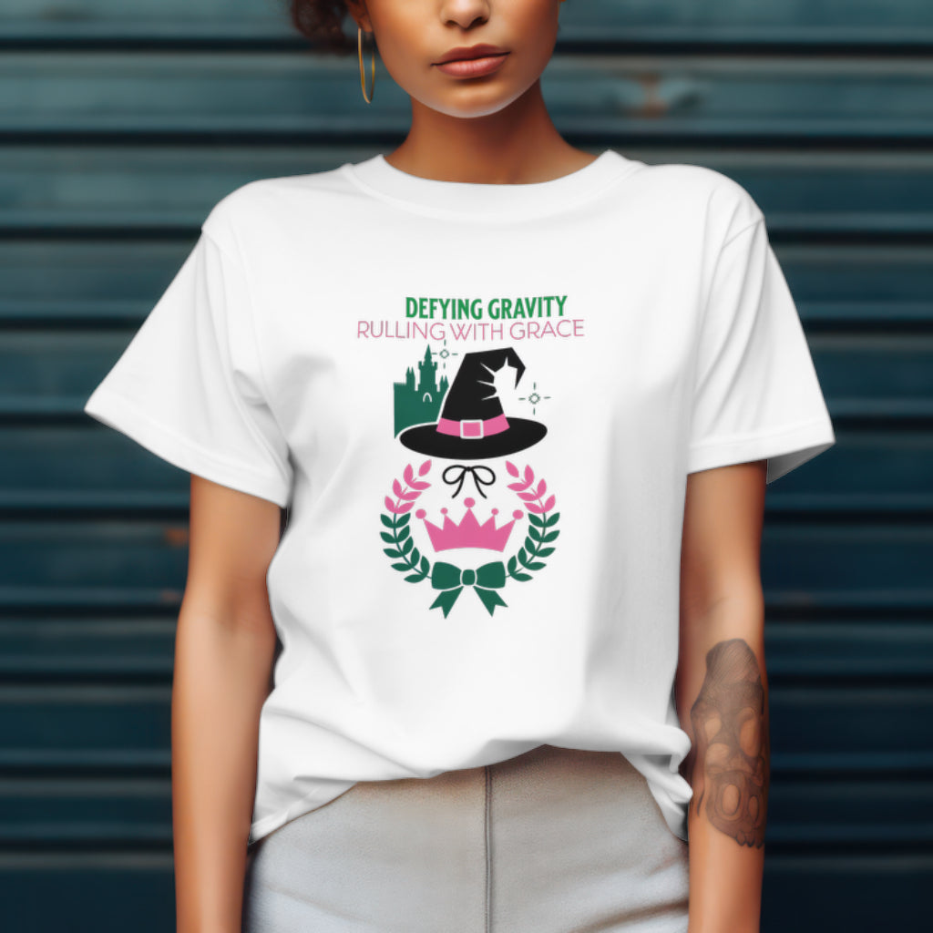 Defying Gravity T-Shirt - Empowering Witchy Mom Tee