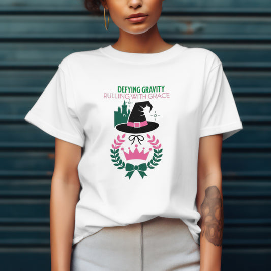 Defying Gravity T-Shirt - Empowering Witchy Mom Tee