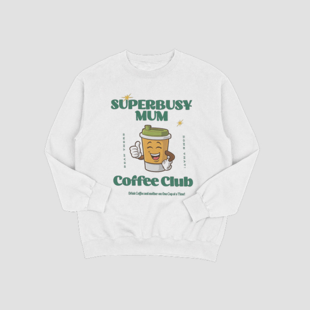 Superbusy Mum Coffee Club Funny Mom T-Shirt, Retro, Nostalgic, Coffee lovers, Mum's gift ideas