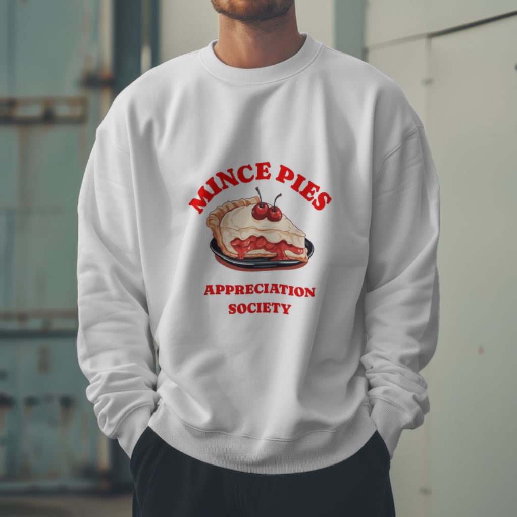 Mince Pies Appreciation Society Shirt, Funny Christmas Pie Lover Tee, Holiday Dessert Gift