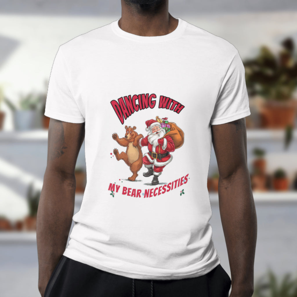 Dancing with My Bear Necessities Santa Christmas T-Shirt